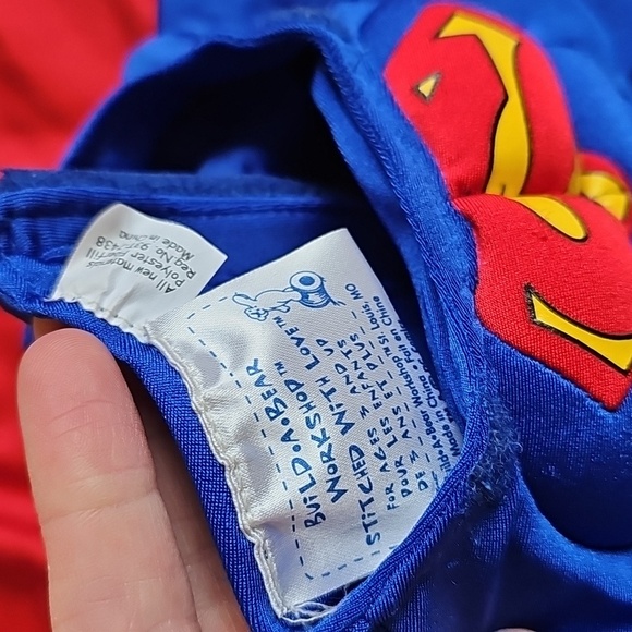 Build A Bear Superman Costume With Red Cape - Picture 5 of 10